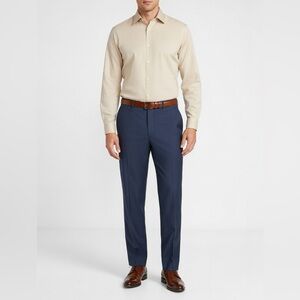 J.M. Haggar Men's Classic Blue Dress Pants
